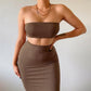 2 Piece Bodycon Tube Skirt Set