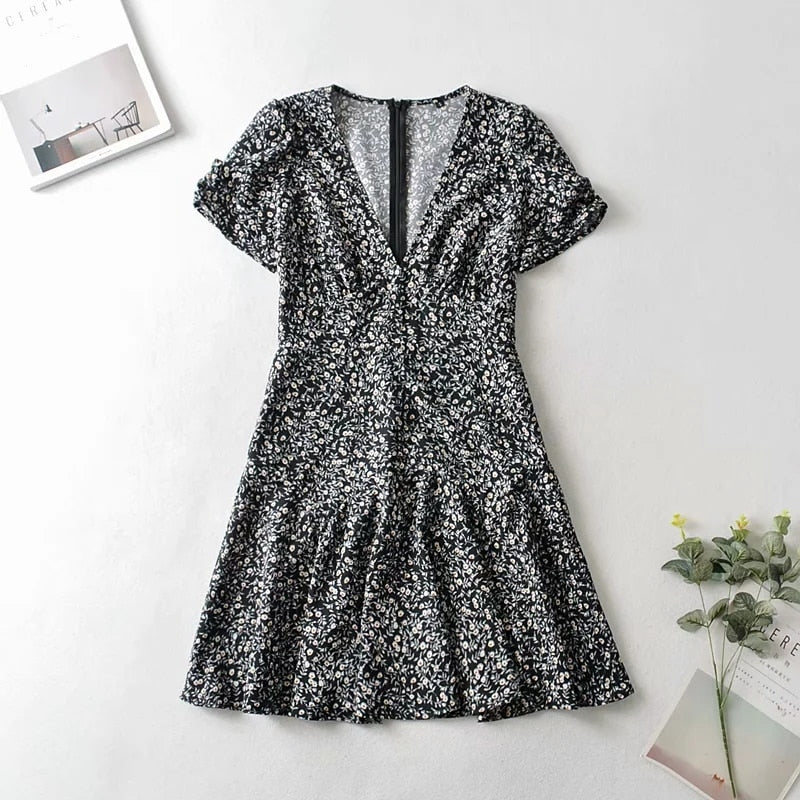 Short Floral Dress