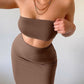2 Piece Bodycon Tube Skirt Set