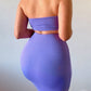 2 Piece Bodycon Tube Skirt Set
