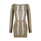 See-Through Long Sleeve Dress